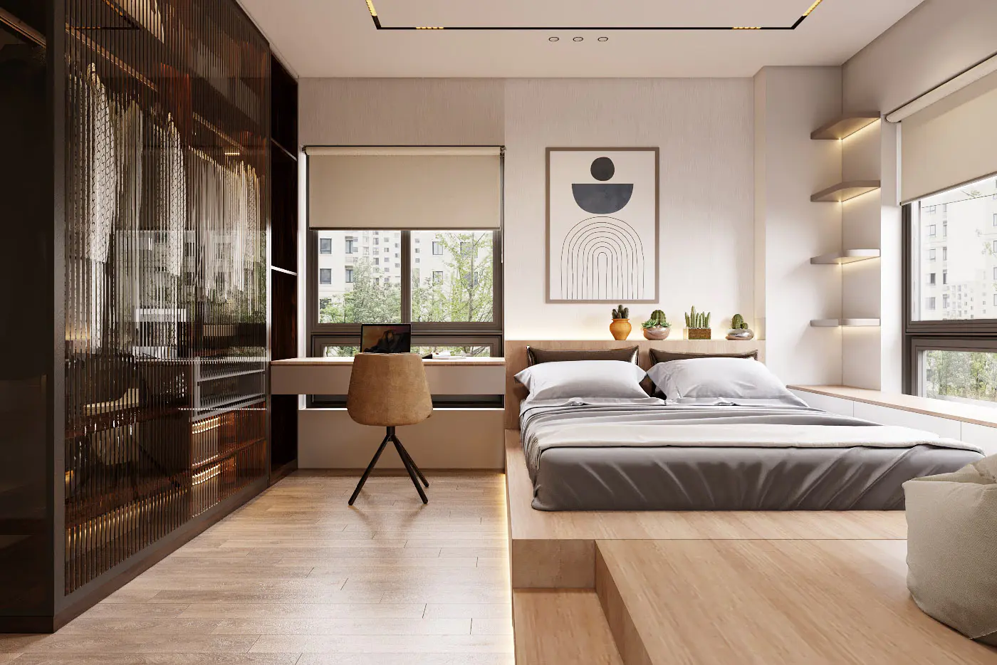 Giải Pháp Lưu Trữ Thông Minh Cho Phòng Ngủ Master: Tối Ưu Không Gian Sống - Hình 2