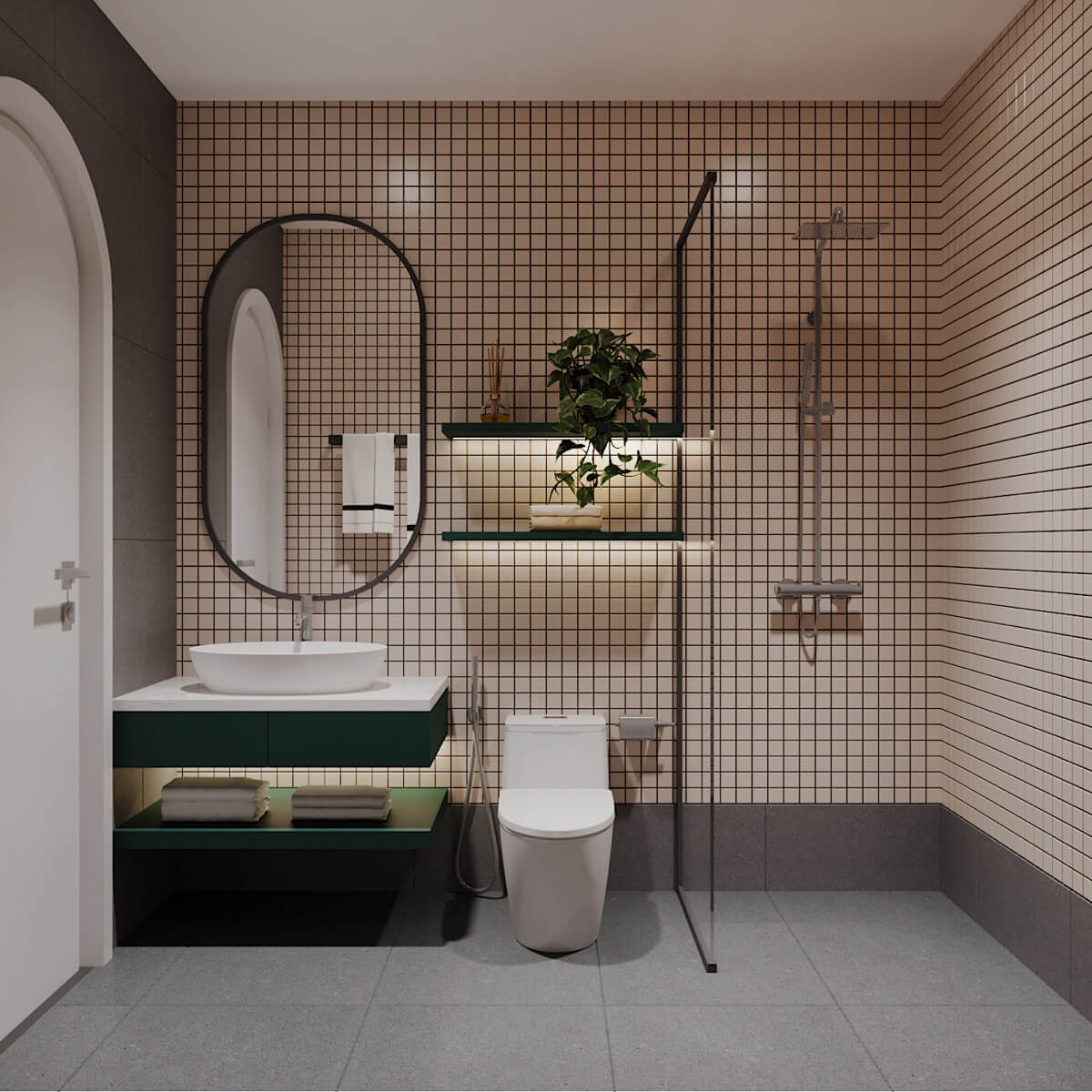 Nội Thất Phòng Tắm: Vật Liệu Chống Ẩm, Bền Đẹp & Xu Hướng Mới - Hình 1