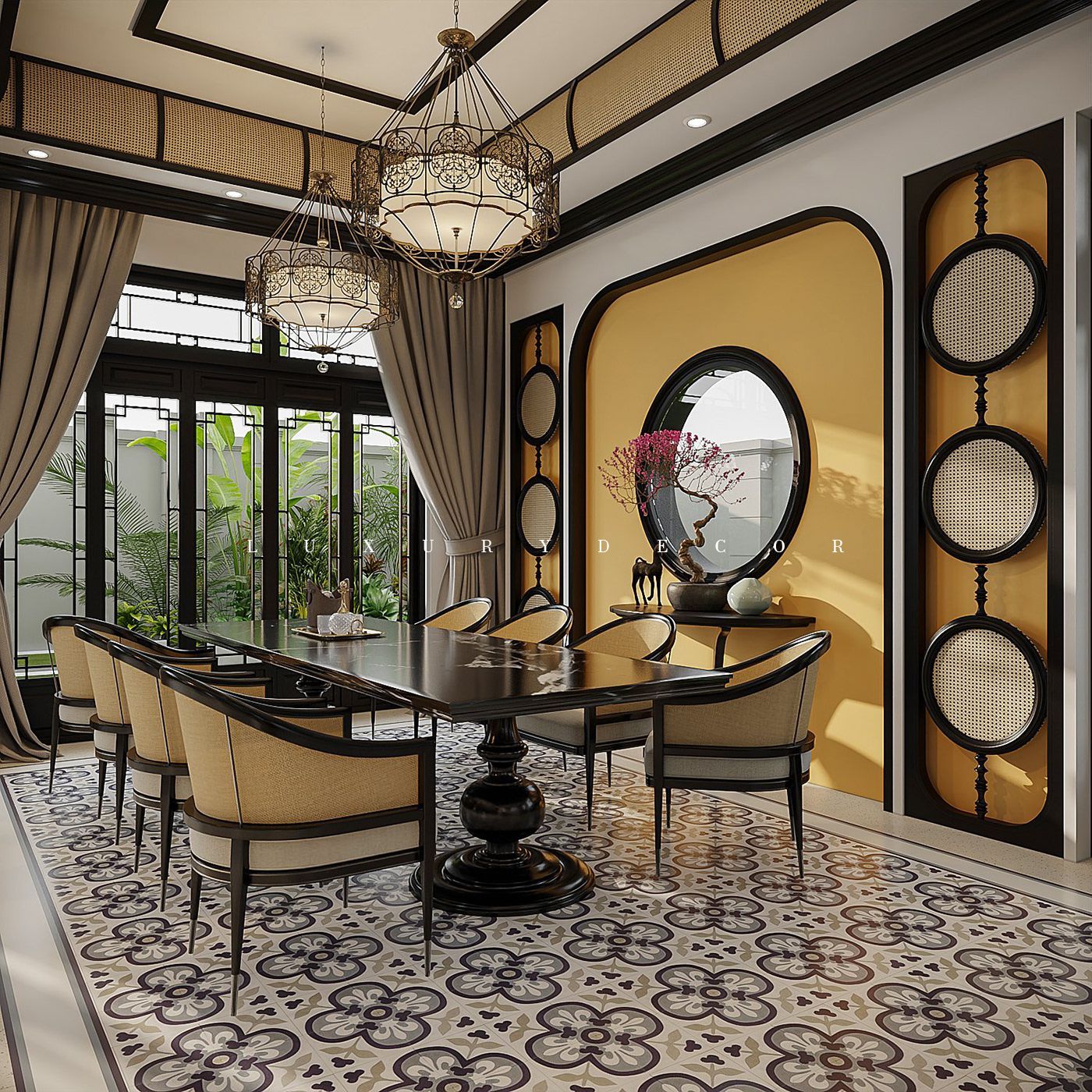 Phong Cách Indochine Trong Thiết Kế Nội Thất: Nét Đẹp Đông Dương Quyến Rũ - Hình 2