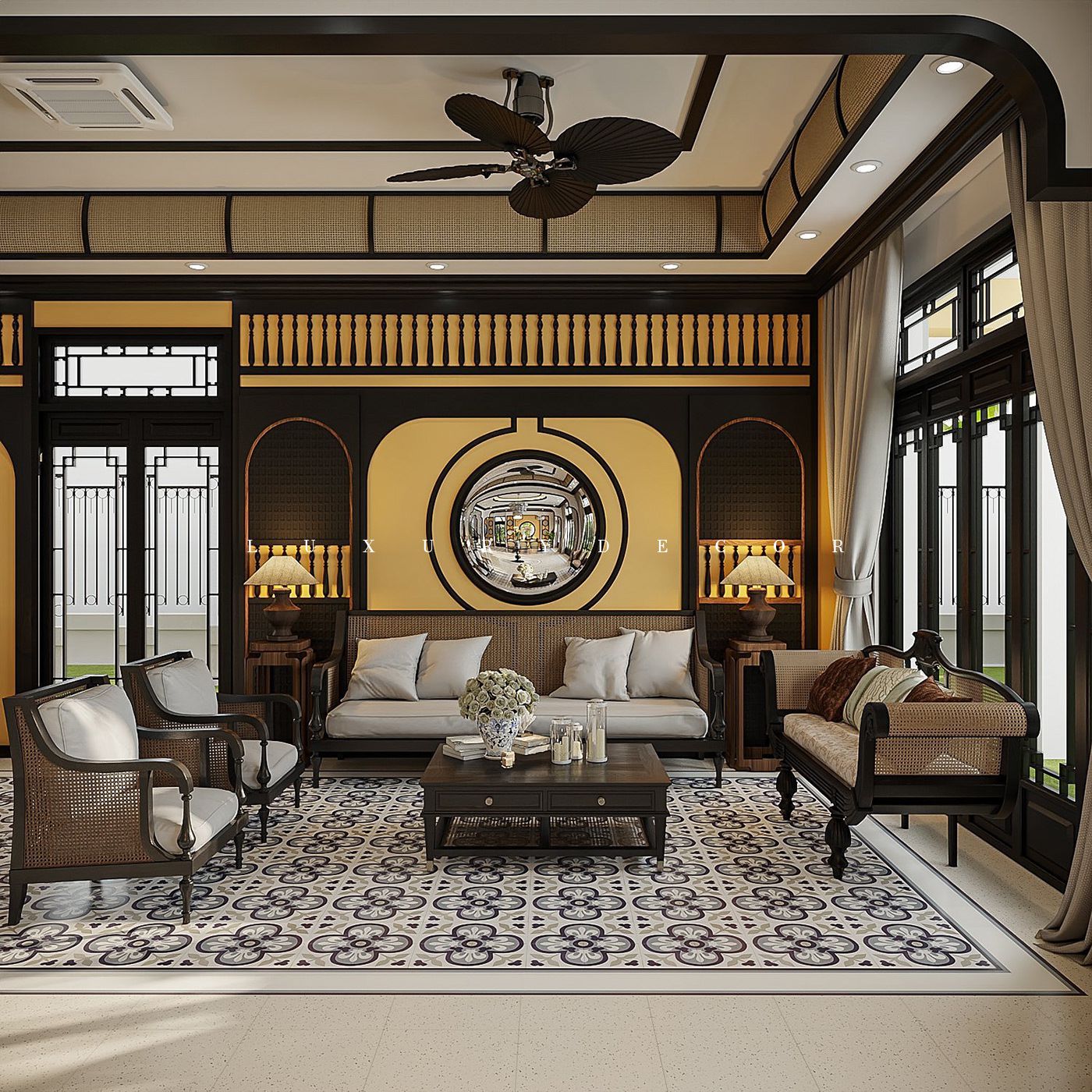 Phong Cách Indochine Trong Thiết Kế Nội Thất: Nét Đẹp Đông Dương Quyến Rũ - Hình 1