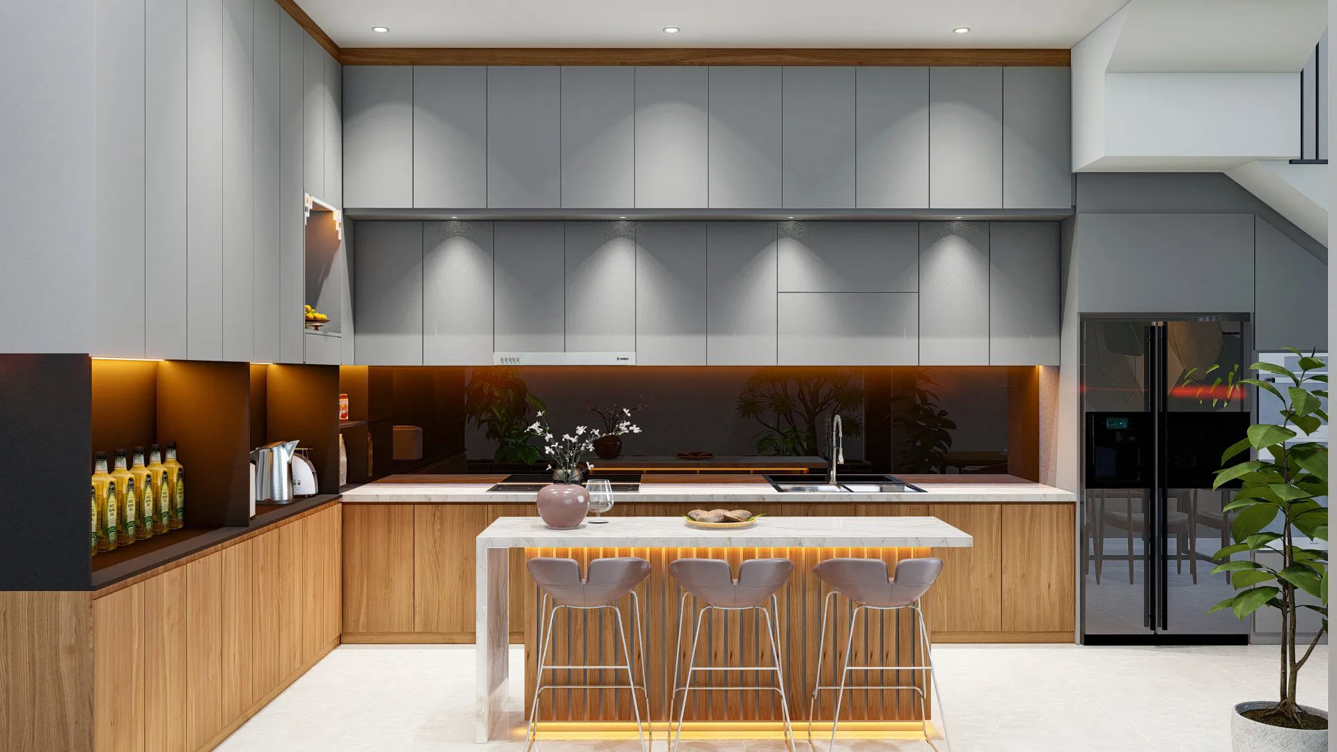 Tối Ưu Ánh Sáng Tự Nhiên Trong Thiết Kế Nội Thất Phòng Bếp Hiện Đại - Hình 1